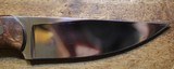 Carl Colson Fighter Skinner Custom Fixed Blade Knife, Arizona Ironwood w Sheath - 7 of 25
