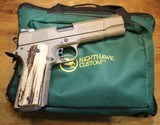 Nighthawk Custom 1911 Falcon 45ACP w all accessories Custom finish and Stag Grips - 1 of 25