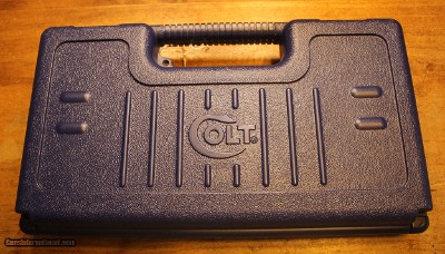 Factory Colt 1911 Blue Plastic Box EMPTY Modern.