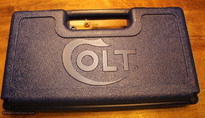 Factory Colt 1911 Blue Plastic Box EMPTY Modern.