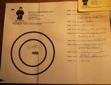 Bob Munden Custom Ruger 357 Magnum Single Action Revolver w Documents, Test Target - 2 of 15