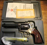 Bob Munden Custom Ruger 357 Magnum Single Action Revolver w Documents, Test Target
