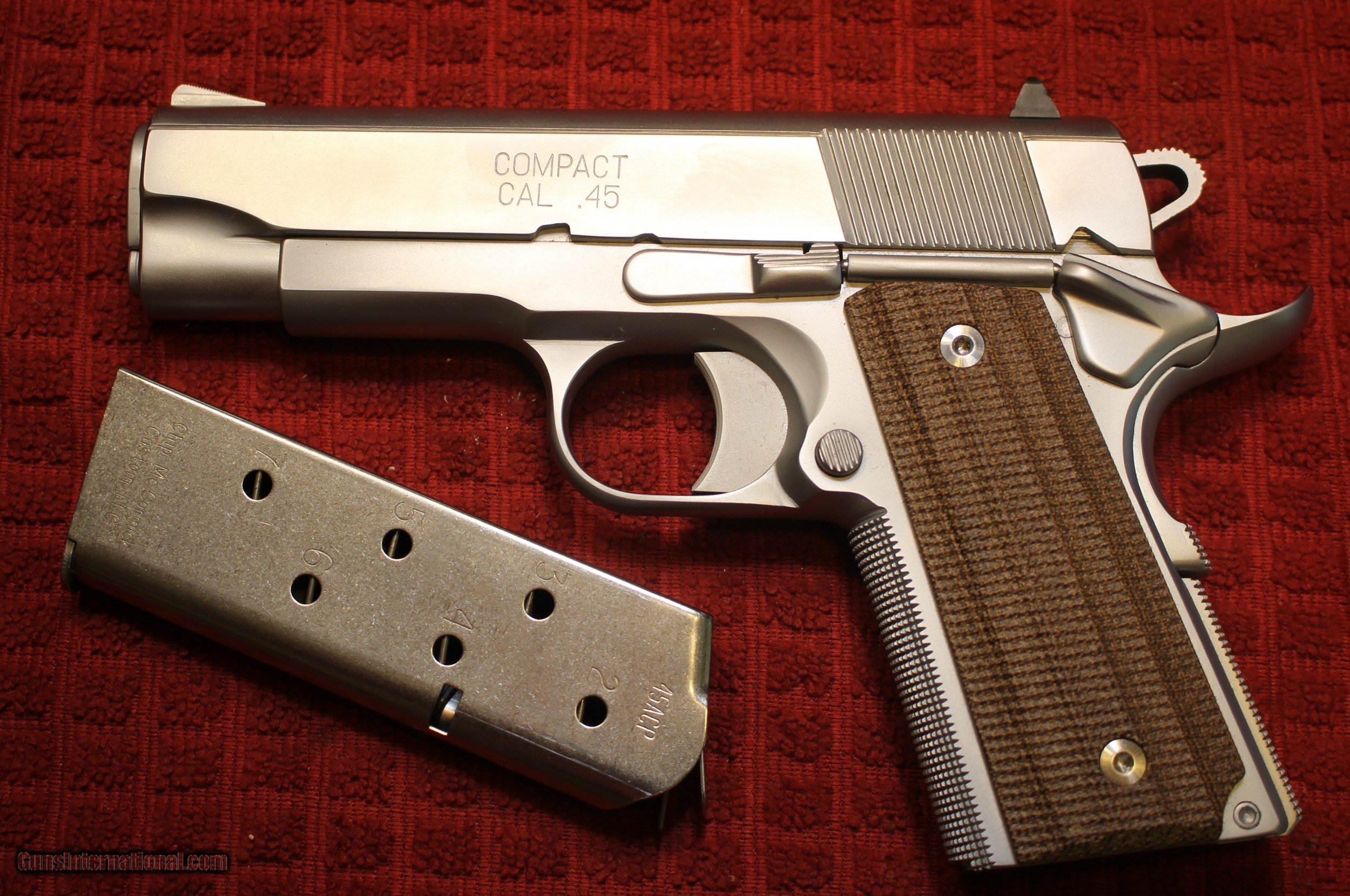 Cogan Custom Springfield Compact 1911 45acp Hard Chrome Accurate ...