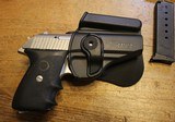 Sig Sauer P230 380 acp Stainless w 3 magazines w two holsters - 3 of 25