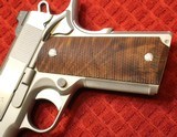 Evolution Armory Full Custom Colt 1911 45 ACP Series 80 Matte Silver ION BOND Semi Pistol  - 8 of 25