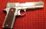 Evolution Armory Full Custom Colt 1911 45 ACP Series 80 Matte Silver ION BOND Semi Pistol  - 9 of 25
