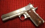 Evolution Armory Full Custom Colt 1911 45 ACP Series 80 Matte Silver ION BOND Semi Pistol  - 5 of 25