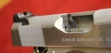 Evolution Armory Full Custom Colt 1911 45 ACP Series 80 Matte Silver ION BOND Semi Pistol  - 21 of 25