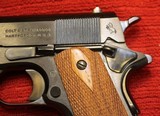 Colt 1911 WW1 Model BLACK OXIDE FINISH 1918 Model 45 ACP with NO Magazines - 8 of 25
