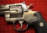 Colt 357 Magnum Python 6" Stainless Double-Action Revolver w Matching Box 1993 Year of Manufacture - 5 of 25
