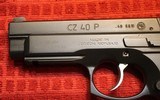 CZ 40P semi-automatic handgun .40 S&W caliber with one 10 rd magazine - 5 of 25