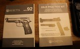 Beretta Conversion Practice Kit .22LR for 92 Series (Practice Kit) - Five 10 Rds magazines - 3 of 23