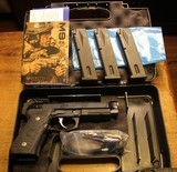 j92g9lttm beretta 92g langdon tactical ltt elite 9mm pistol w/ 3 15rd magazines