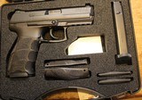 Heckler & Koch P30 LEM Lite with Night Sights Two 15 Round Magazines and and additional Factory Threaded Barrel - 3 of 20
