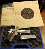 Rock River 1911 Hard Chrome Commander 45 ACP with Box, Test Target - 1 of 24