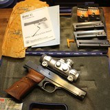 SOLD Smith & Wesson Model 41 Semi-Auto PistolProduct Code 130510 w 3 magazines, Tasco Red Dot - 1 of 25