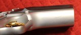 Browning Hi Power Silver Chrome 9mm BHP with Gold Accents - 9 of 25
