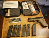 Advantage Arms Conversion 22 LR Kit Glock 17-22 mounted on Glock 17 Larry Vickers Frame w 6 Mags