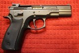 CZ 75 Frame Kit with a CZ Kadet II 22 LR Conversion Mounted on it. - 9 of 25