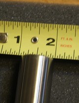 Volquartsen Stainless Muzzle Weighted 22 LR Barrel for a Ruger 10/22.
16.5