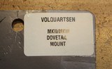Volquartsen Dovetail Picatinny Rail Ruger Mark 1 2 3 4 Mount Base MK IV & 22/45 Silver Only - 2 of 6