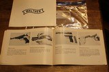 OEM Owners Manual Walther Automatic Pistol Model P 38 P 1 NOT Reproduction - 5 of 7