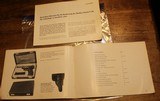OEM Owners Manual Walther Automatic Pistol Model P 38 P 1 NOT Reproduction - 8 of 8