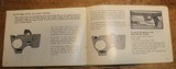 OEM Walther Olympia Model OSP Pistol Manual NOT a Reproduction - 7 of 9