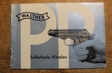 OEM Vintage Walther PP / PPK / PP SportOwners ManualGerman