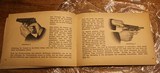 OEM Vintage Walther Polizei-Pistolen PP / PPK - Owners Manual - German. Dated Feb 1940 - 10 of 19