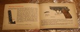 OEM Vintage Walther Polizei-Pistolen PP / PPK - Owners Manual - German. Dated Feb 1940 - 8 of 19