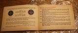 OEM Vintage Walther Polizei-Pistolen PP / PPK - Owners Manual - German. Dated Feb 1940 - 16 of 19