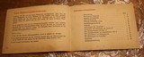 OEM Vintage Walther Polizei-Pistolen PP / PPK - Owners Manual - German. Dated Feb 1940 - 17 of 19