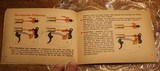 OEM Vintage Walther Polizei-Pistolen PP / PPK - Owners Manual - German. Dated Feb 1940 - 5 of 19