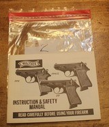 Walther PP PPK PPK/S Pistol Instruction & Safety Manual 1987 Vintage Interarms