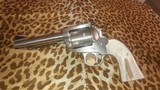 RUGER BISLEY NEW MODEL BLACKHAWK 45 COLT/45 ACP STAINLESS STEEL CONVERTIBLE - 5 of 20