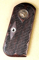  COLT MODEL1903/1908 M Hammerless Pocket Pistol Checkered Walnut Grips - 2 of 6