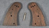 Colt Factory Pre-War Officers Model / Army Special / Official Police Walnut Service Grips - 4 of 6