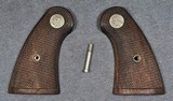Colt Factory Pre-War Officers Model / Army Special / Official Police Walnut Service Grips