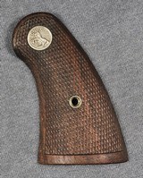 Colt Factory Pre-War Officers Model / Army Special / Official Police Walnut Service Grips - 3 of 6