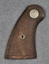 Colt Factory Pre-War Officers Model / Army Special / Official Police Walnut Service Grips - 2 of 6