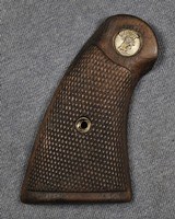 Colt Factory Early Pre-War Officers Model Grips With Rrecessed Medallions - 2 of 7