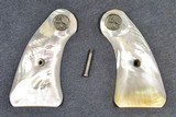 Colt Mother-of-Pearl Detective Special/Cobra/Police Positive Special Long Round-Butt Grips