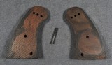 Colt Factory Pre-War E-Frame Walnut Service Grips - Officers Model / Army Special / Official Police (no. 2) - 4 of 7