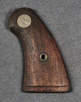 Colt Factory Pre-War E-Frame Walnut Service Grips - Officers Model / Army Special / Official Police (no. 2) - 3 of 7