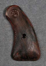 COLT FACTORY DETECTIVE SPECIAL/COBRA LONG ROUND-BUTT RED SWIRLED COLTWOOD GRIPS - 3 of 8