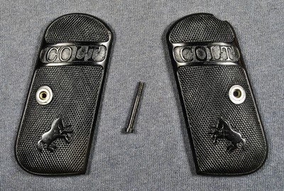 COLT FACTORY MODEL 1903 / 1908 MODEL M 4TH TYPE HARD RUBBER GRIPS (no. 2)