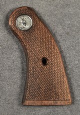 Police Positive / Police Positive Special Narrow-Butt Checkered Walnut Grip - 3 of 7