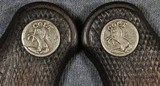 COLT FACTORY POLICE POSITIVE / POLICE POSITIVE SPECIAL / DETECTIVE SPECIAL PRE-WAR WALNUT GRIPS - Image 4 of 4
