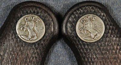 COLT FACTORY POLICE POSITIVE / POLICE POSITIVE SPECIAL / DETECTIVE SPECIAL PRE-WAR WALNUT GRIPS - Image 4 of 4